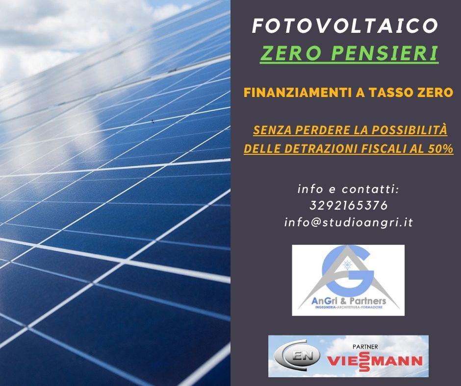 Fotovoltaico. zero pensieri!